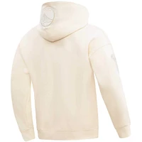 Men's Pro Standard Stephen Curry Cream Golden State Warriors Name & Number Pullover Hoodie