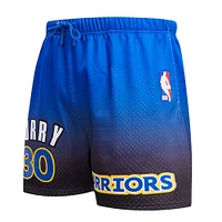 Men's Pro Standard Stephen Curry Royal/Black Golden State Warriors Ombre Name & Number Shorts