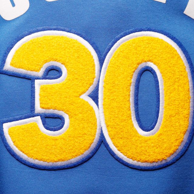 Sweat à capuche manches courtes Pro Standard Stephen Curry Royal Golden State Warriors pour homme avec nom et numéro