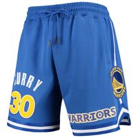 Men's Pro Standard Stephen Curry Royal Golden State Warriors Team Player Shorts