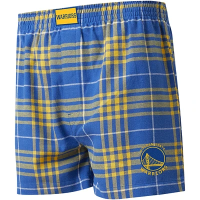 Boxer Concord pour hommes, Royal/Or, Golden State Warriors