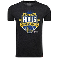 Sportiqe T-shirt noir pour homme Golden State Warriors 2022 NBA Finals Crest Comfy