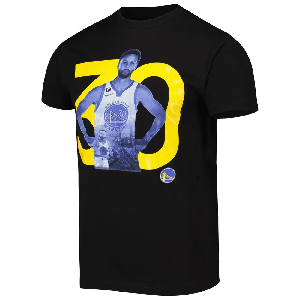 T-shirt de métro pour homme Stadium Essentials Stephen Curry noir Golden State Warriors Player