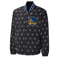 Veste universitaire à fermeture éclair complète Golden State Warriors In-Field Play pour homme