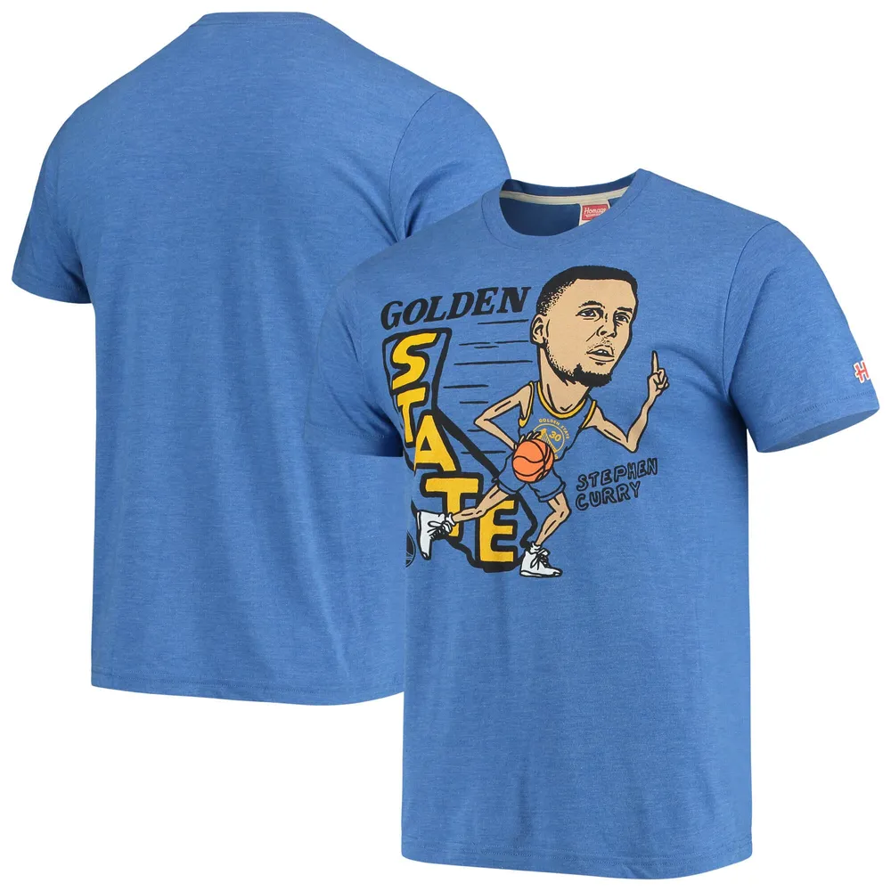Lids Stephen Curry State Warriors NBA Player Graphic Tri-Blend T- Shirt - Royal | Brazos Mall
