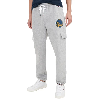 Pantalon de jogging Tommy Jeans gris Golden State Warriors Frankie Cargo pour hommes