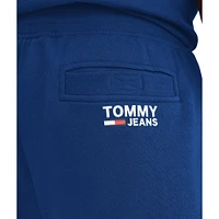 Tommy Jeans Homme Royal Golden State Warriors Carl Pantalon de Jogging en Molleton Bi-Mélangé