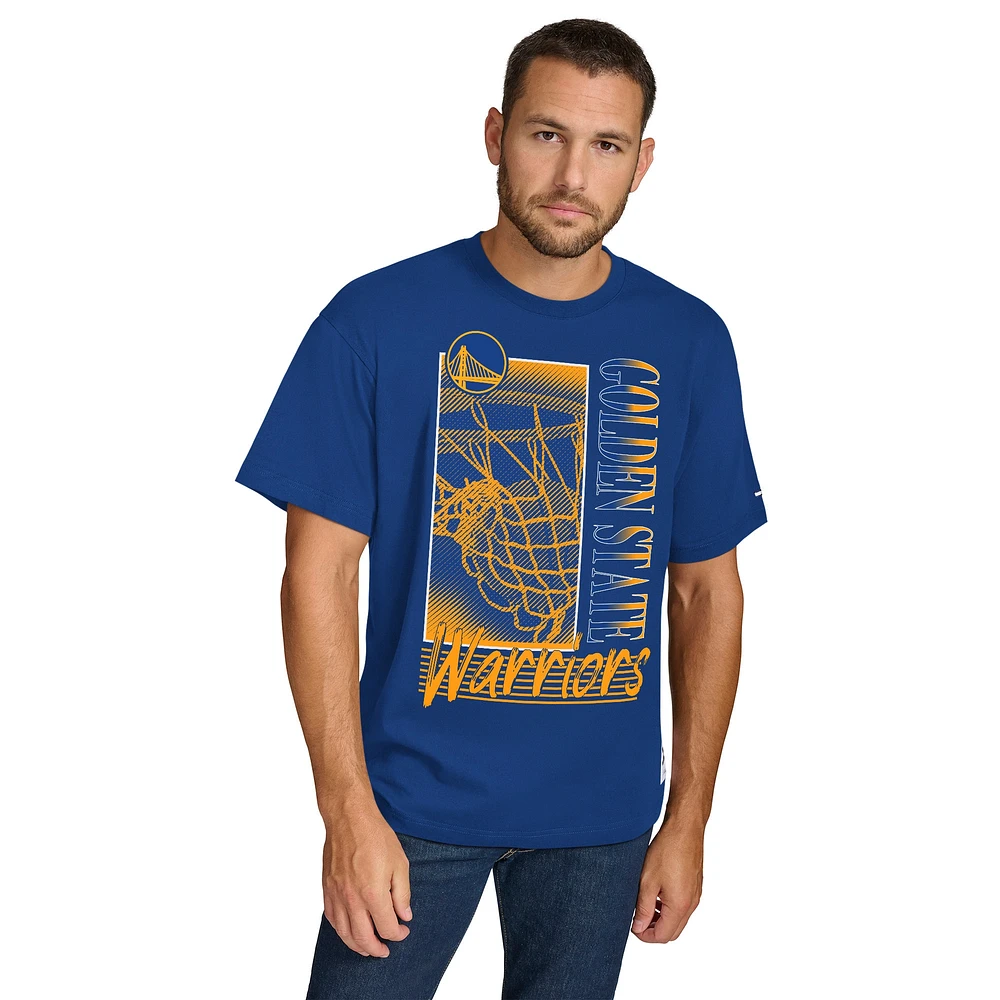 T-shirt Tommy Jeans Royal Golden State Warriors pour homme avec logo Noah Swish