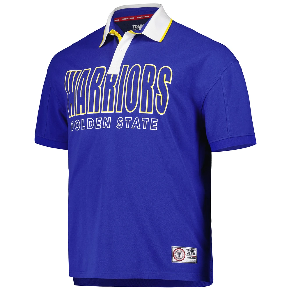 Polo en piqué Stanley des Golden State Warriors de Tommy Jeans pour homme