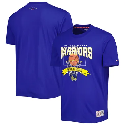 Golden State Warriors Tommy Jeans Tim Backboard T-Shirt - Royal
