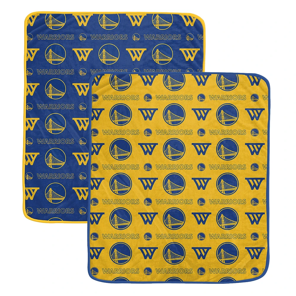 Ensemble de couvertures Pegasus Golden State Warriors 60" x 70" Home & Away deux pièces