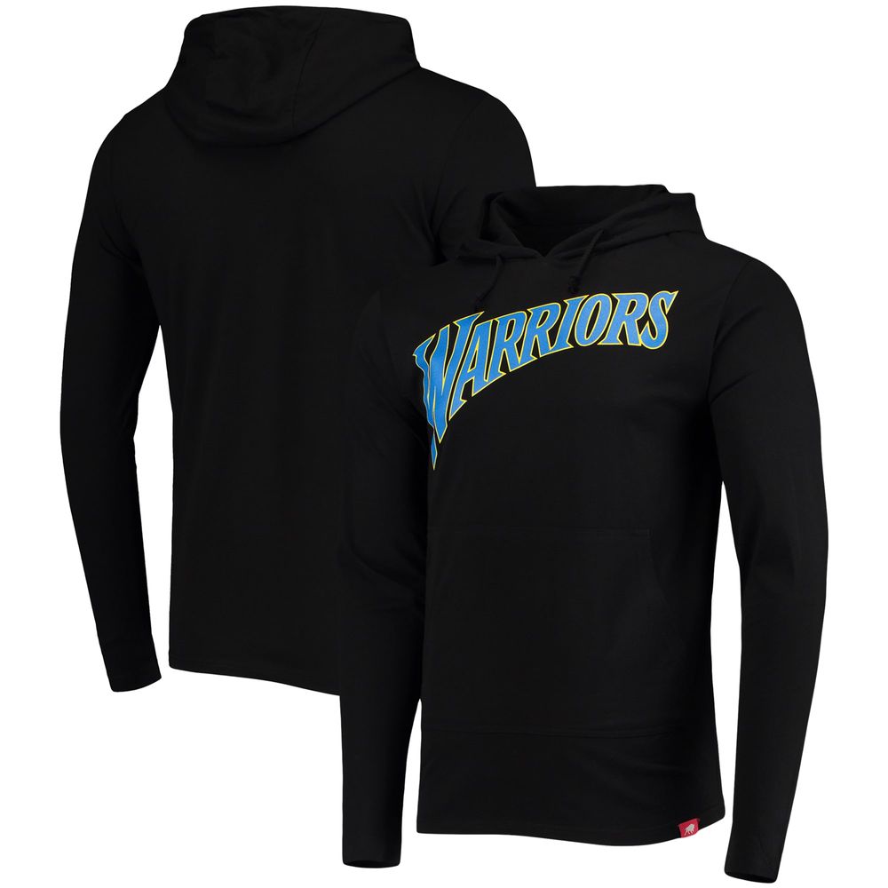 Sportiqe Black Golden State Warriors Rowan Tri-Blend Pullover Hoodie