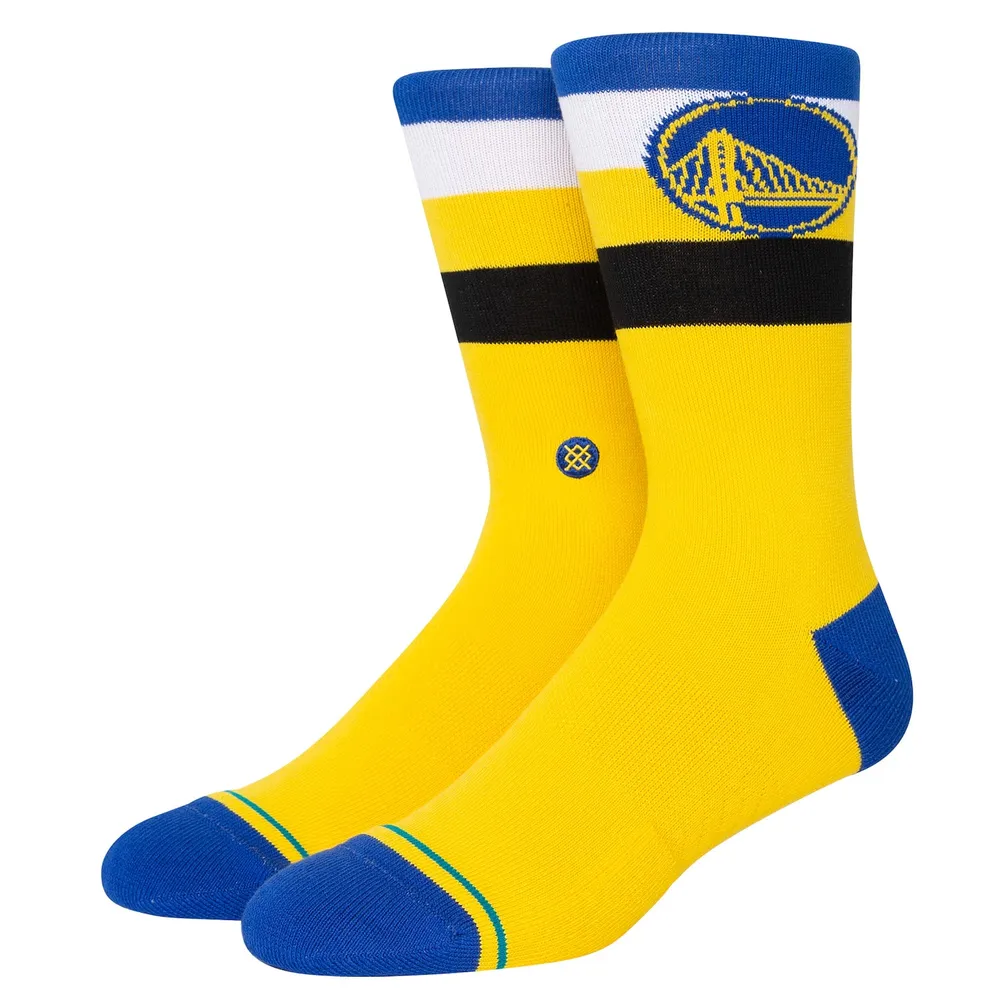 Chaussettes mi-mollet Stance Golden State Warriors à rayures