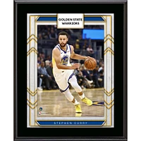 Plaque de joueur sublimée Stephen Curry Golden State Warriors 10,5" x 13"