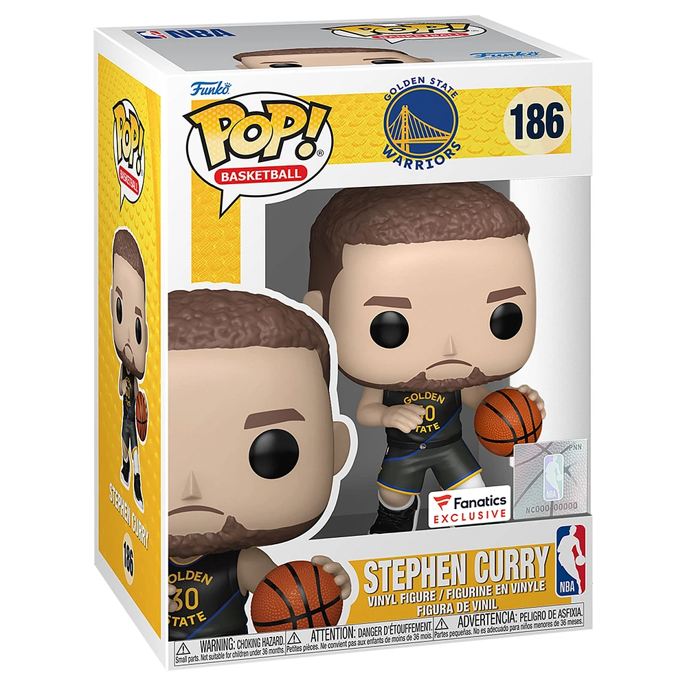 Figurine en vinyle Funko Pop! exclusive de Stephen Curry, Golden State Warriors Fanatics