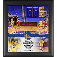 Stephen Curry Golden State Warriors Framed 15" x 17" Career High 62-Point Game Collage