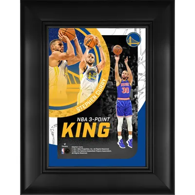 Stephen Curry Golden State Warriors Fanatics Authentic Framed 5" x 7" NBA All-Time 3-Point Leader Collage