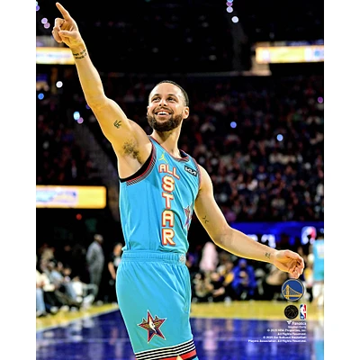 Stephen Curry Golden State Warriors Unsigned 2025 NBA All-Star Game Celebration Photograph