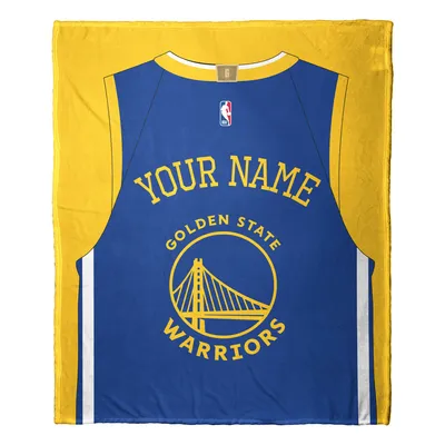 Golden State Warriors The Northwest Company 50'' x 60'' Personalized Silk Touch Sherpa Throw