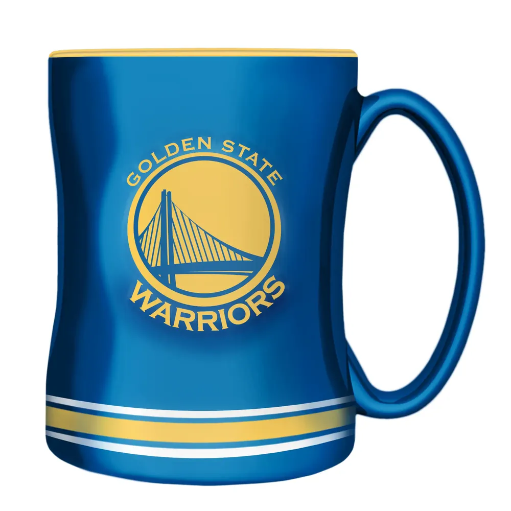 The Sports Vault Golden State Warriors - 14oz. Tasse sculptée