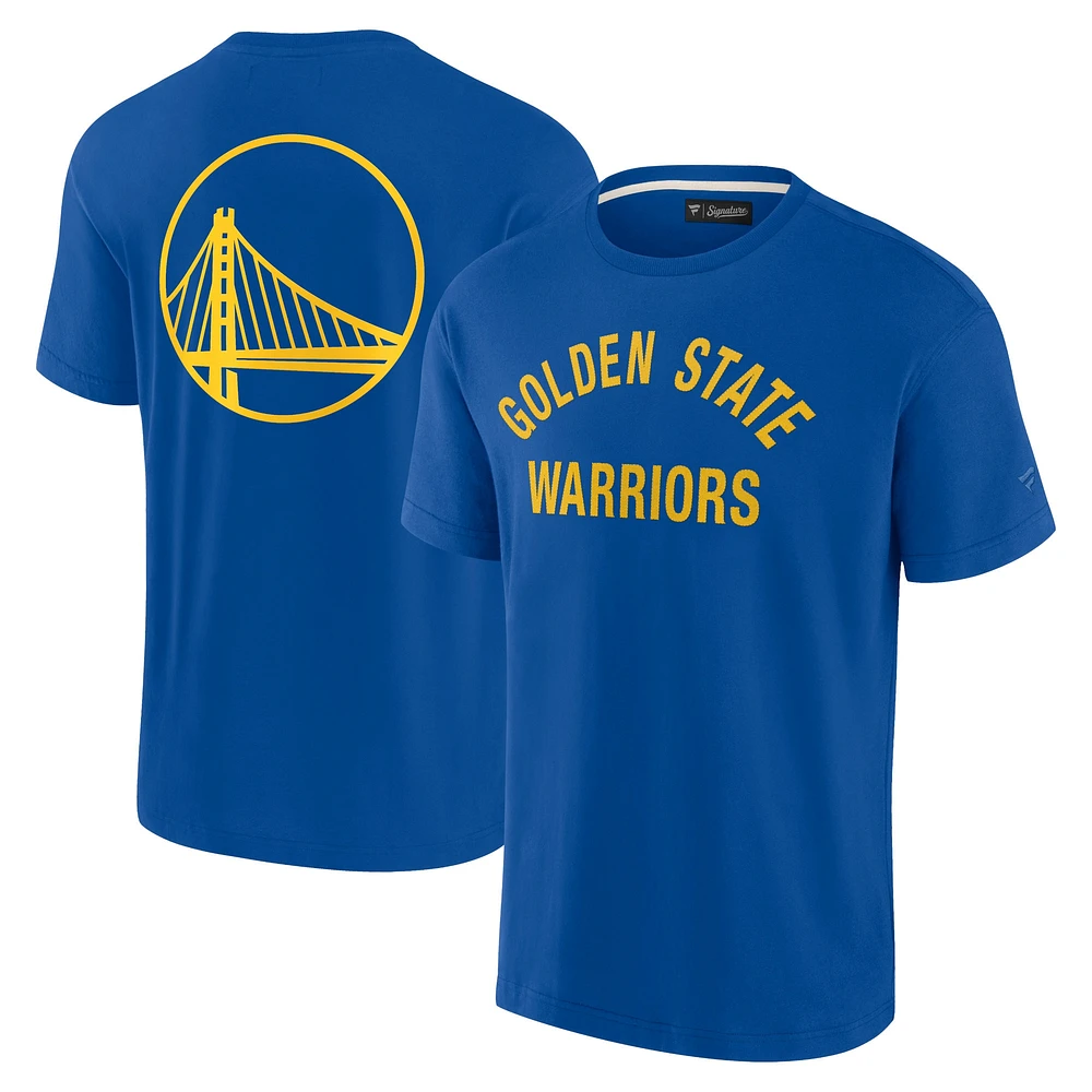 Unisex Fanatics Royal Golden State Warriors Elements Super Soft Short Sleeve T-Shirt