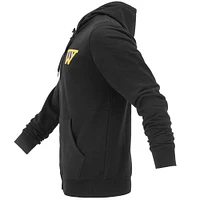 Sweat à capuche unisexe FISLL x Benny Gold Black Golden State Warriors Statement Edition entièrement zippé