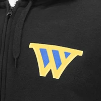 Sweat à capuche unisexe FISLL x Benny Gold Black Golden State Warriors Statement Edition entièrement zippé