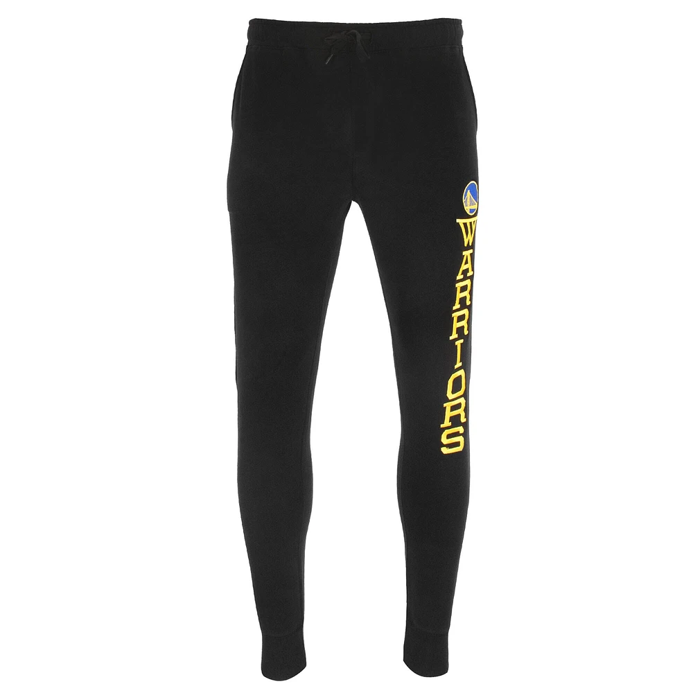 Pantalon de jogging unisexe FISLL x Benny Gold Black Golden State Warriors Statement Edition Midcourt