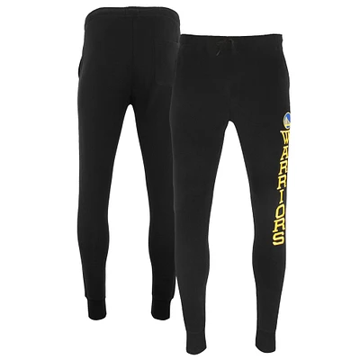 Pantalon de jogging unisexe FISLL x Benny Gold Black Golden State Warriors Statement Edition Midcourt