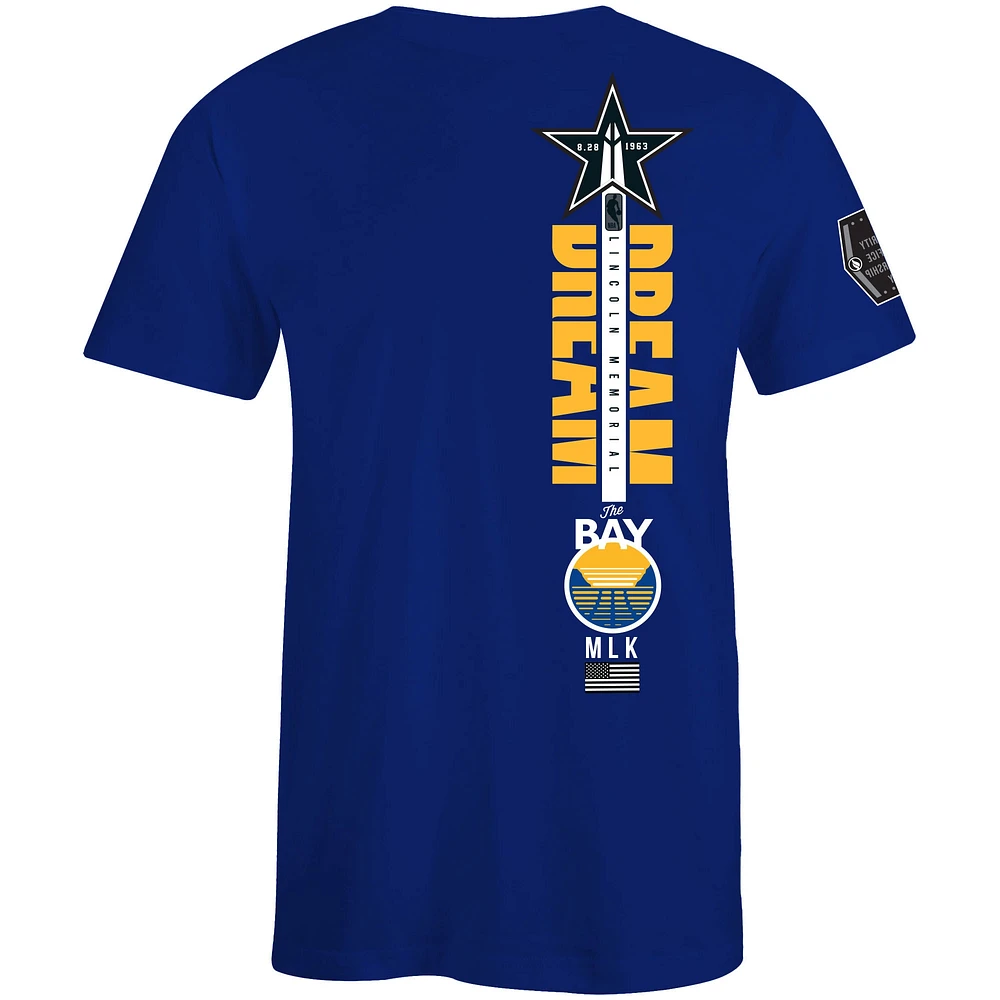 T-shirt unisexe FISLL x Black History Collection Royal Golden State Warriors