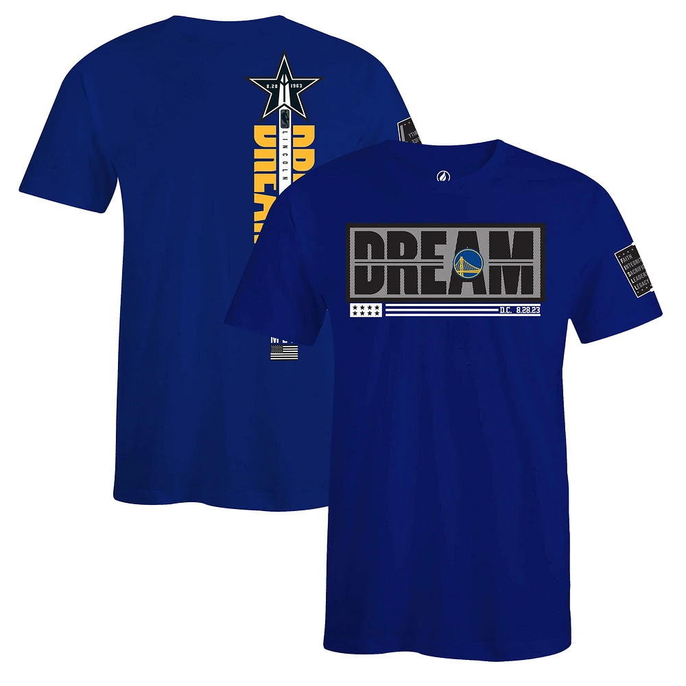 Unisex FISLL x Black History Collection  Royal Golden State Warriors T-Shirt