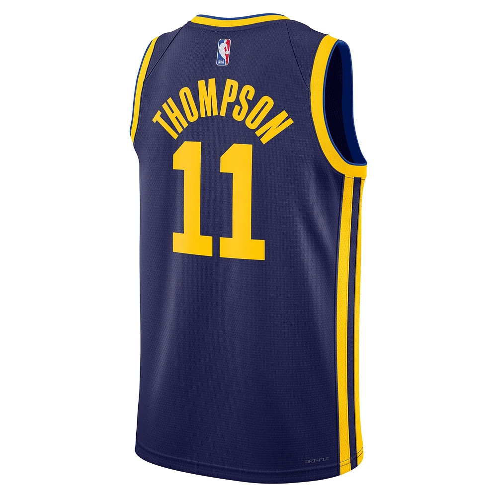 Unisexe Jordan Brand Klay Thompson Navy Golden State Warriors Swingman Jersey - Statement Edition