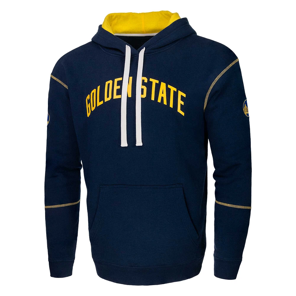 Unisex Navy Stadium Essentials Golden State Warriors Monument Pullover Hoodie