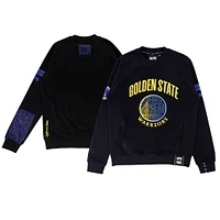 Unisex NBA x Two Hype  Black Golden State Warriors Culture & Hoops Heavyweight Pullover Sweatshirt