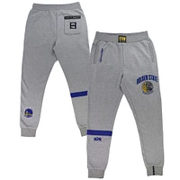 Pantalon de jogging épais unisexe NBA x Two Hype Heather Grey Golden State Warriors Culture & Hoops