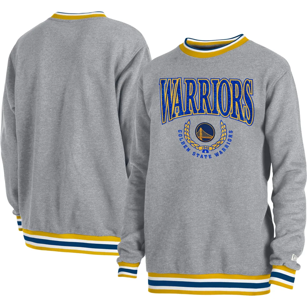 New Era Women's Golden State Warriors Blue Logo Long Sleeve Shirt, Large