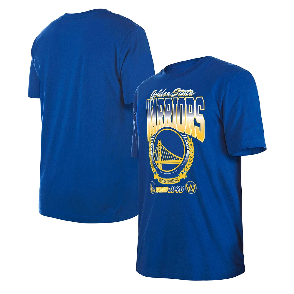 T-shirt unisexe New Era Royal Golden State Warriors Summer Classics