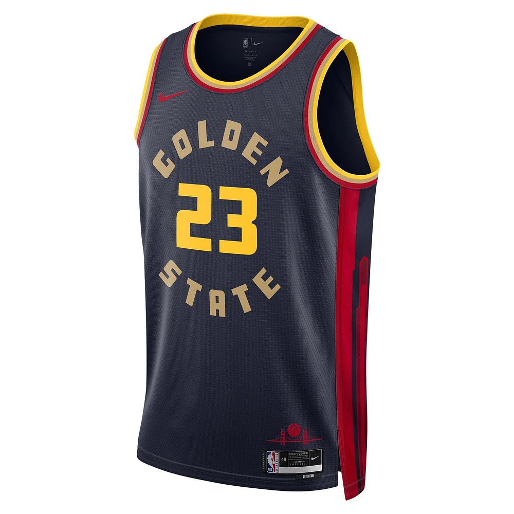 Unisex Nike Draymond Green Navy Golden State Warriors 2024/25 Swingman Player Jersey - City Edition