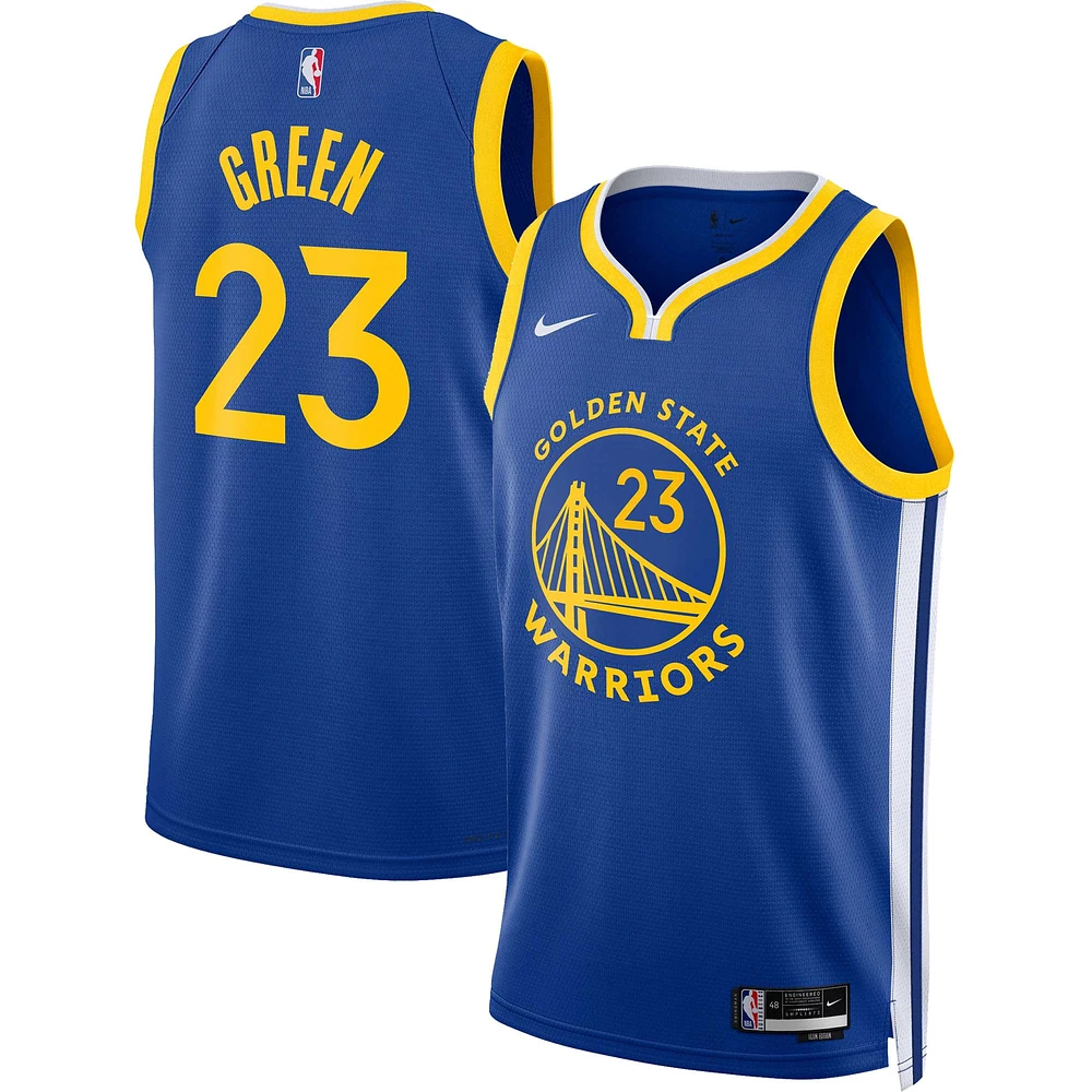 Maillot Nike Swingman unisexe Draymond Green Royal Golden State Warriors - Édition Icon