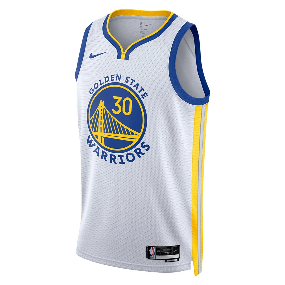 Unisexe Nike Stephen Curry Blanc Golden State Warriors Swingman Jersey - Édition Association