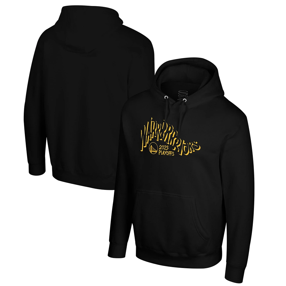Unisex Stadium Essentials  Black Golden State Warriors 2025 NBA Playoffs Swish Pullover Hoodie