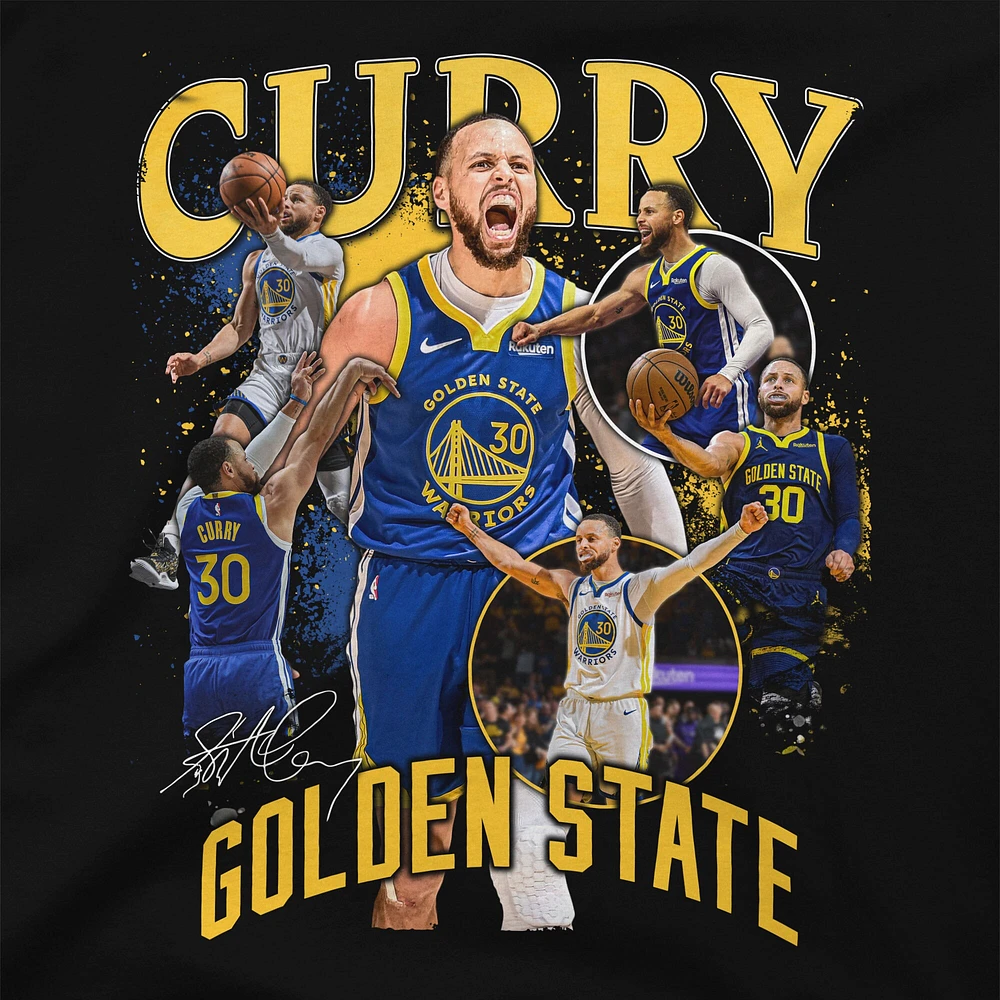 T-shirt unisexe Stadium Essentials Stephen Curry Golden State Warriors Player Crossroads