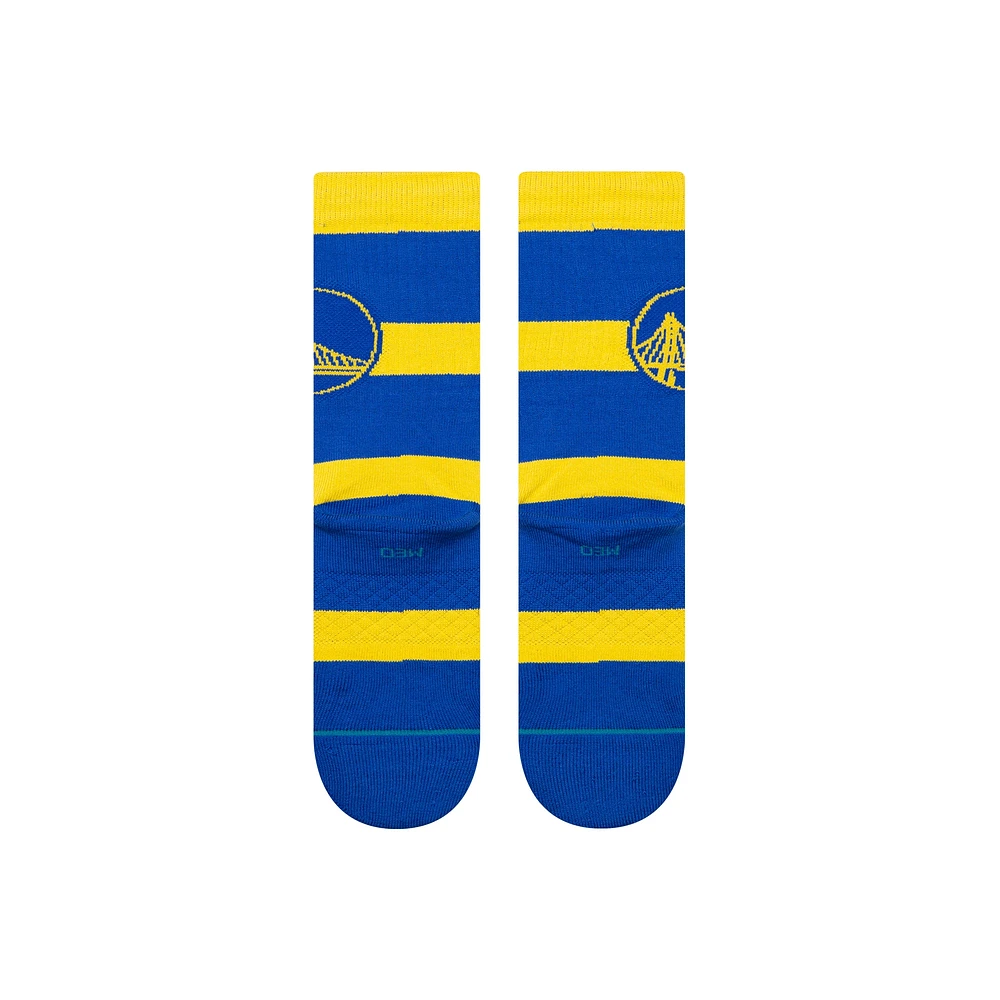 Unisex  Stance Golden State Warriors Prep Stripe Crew Sock