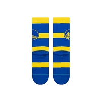 Unisex  Stance Golden State Warriors Prep Stripe Crew Sock