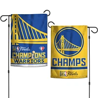 WinCraft Golden State Warriors 2022 NBA Finals Champions 12'' x 18'' Double-Sided Garden Flag