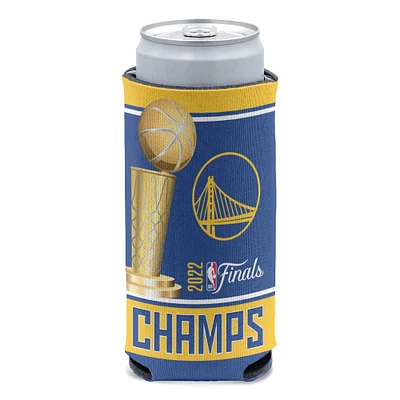 WinCraft Golden State Warriors Champions de la finale NBA 2022 12 oz. Refroidisseur de canette mince