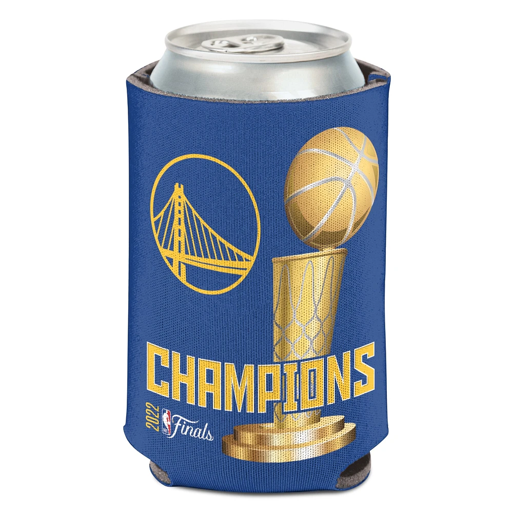 WinCraft Golden State Warriors Champions de la finale NBA 2022 12 oz. Refroidisseur de canette de trophée