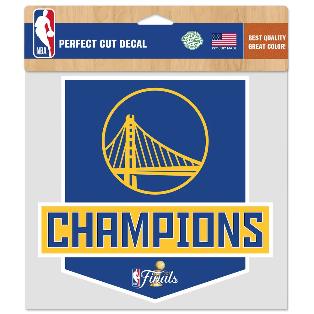 WinCraft Golden State Warriors 2022 NBA Finals Champions 8'' x 8'' Perfect Cut Decal