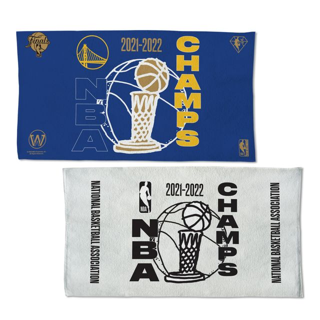 WinCraft Golden State Warriors 2022 NBA Finals Champions Vestiaire 22 '' x 42 '' Serviette double face sur le terrain