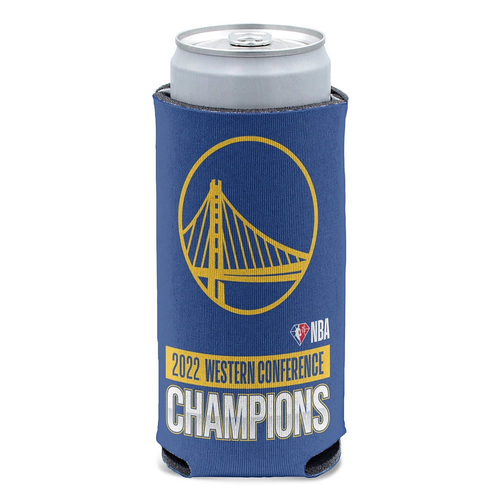 WinCraft Golden State Warriors 2022 Champions de la Conférence Ouest 12 oz. Refroidisseur de canette mince